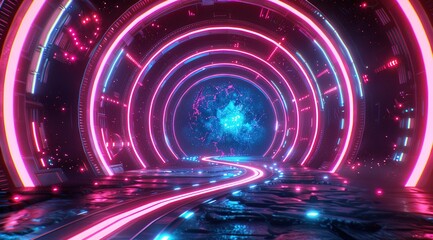 Obraz premium trails in the city