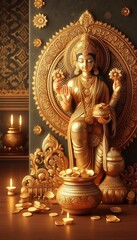 Obraz premium Goddess Laxmi 
