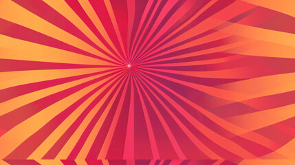 Abstract background with rotating rays of red and orange converging, creating a dynamic and energetic visual