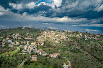 Obraz premium Mountain Town