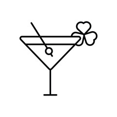 Cocktail vector icon