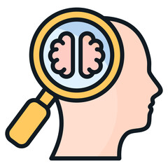Intellectual Exploration  Icon Element For Design