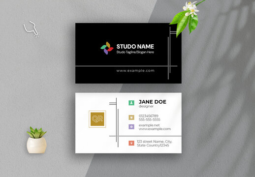 Corporate Business Card Layout