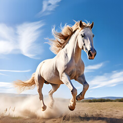 Obraz premium horse on the beach