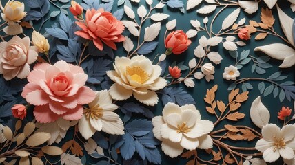 Fototapeta premium flowers in the garden