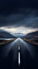 Digital speed concept street asphalt landscape abstract poster mobile background