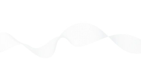 Abstract wavy lines flowing curve gradient color on transparent background. Abstract white background colorful lines. modern wavy stripes on white background isolated.