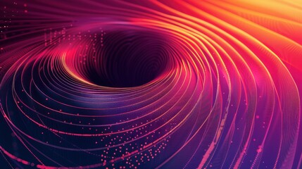 abstract geometric background. oval thin lines