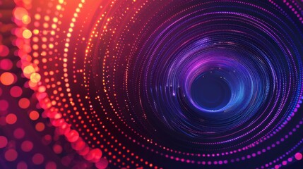 Obraz premium abstract geometric background. oval thin lines