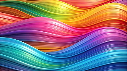 Colorful abstract background with flowing waves, abstract, colorful, background, waves, vibrant, design, pattern