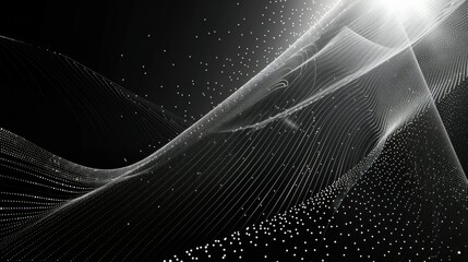 abstract geometric background. thin dashed line segments.