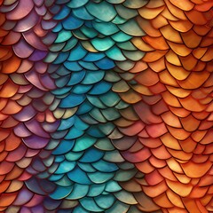 abstract colorful background with feathers