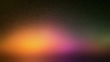 Retro Glow: Dark Purple and Orange Gradient with Magenta Noise Texture"