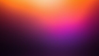 Retro Glow: Dark Purple and Orange Gradient with Magenta Noise Texture"