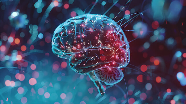 Enhanced Cognitive Function with Alpha-GPC Hologram, Clear Mind and Focus, Beauty Ad Campaign