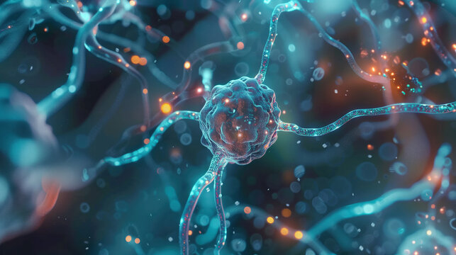 Beauty Business Advertisement: Alpha-GPC for Cognitive Function, Hologram Display, Sharp Focus