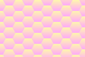 Pink hexagonal gradient