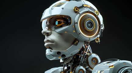 Fototapeta premium robot cyborg