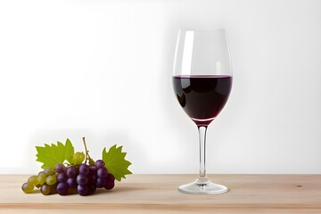 Fototapeta premium red wine and grape