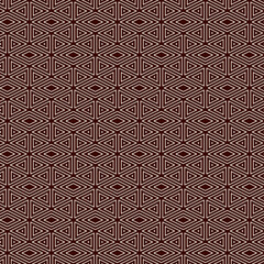 Ethnic, tribal seamless surface pattern. Native americans style background. Repeated diamond, triangles ornament. Geometric figures motif. Boho chic digital paper, textile print. Modern geo wallpaper.