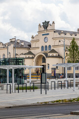 July 4, 2024 Lublin Poland. Railway station on a sunny summer day. © Wioletta