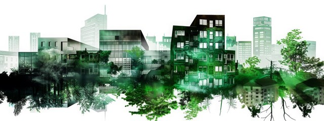 Urban Gardening and Sustainability - Greenery, Community Harmony, Urban Environment, Generative AI