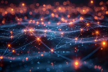 Obraz premium Connection technologies background