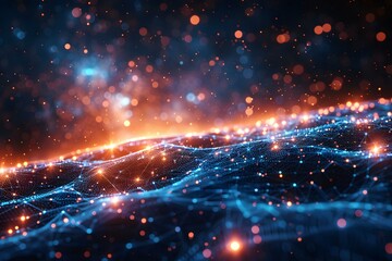 Obraz premium Connection technologies background