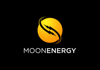 Flash Logo circle abstract design vector template