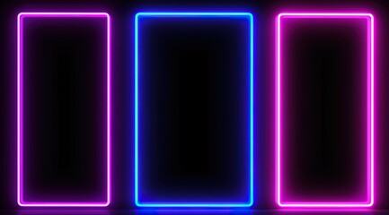Fototapeta premium glowing lights