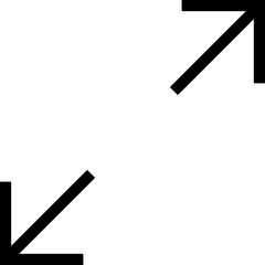 Full screen vector icon. Full screen and exit full screen icon. Scalability arrow mark icons in flat style for web, UI or mobile app. Vector illustration.