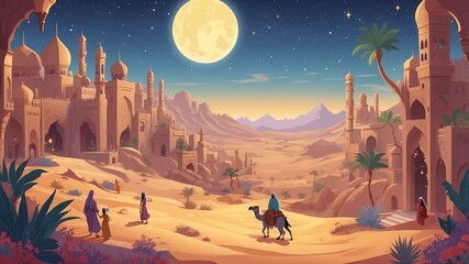 arabian nights tales from the arabian peninsula with g flat banner theme
