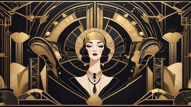Art Deco Woman Images – Browse 44,373 Stock Photos, Vectors, and
