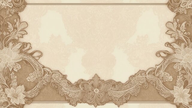 victorian elegance grandeur lace and sophistication of flat banner theme