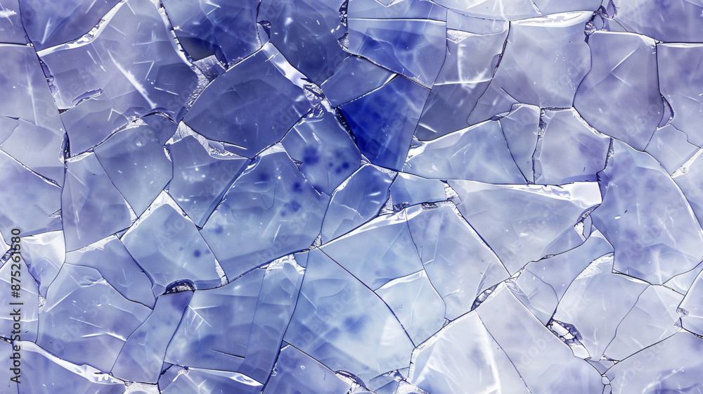 Poster polished cross section of agate gemstone forming a network of fractures