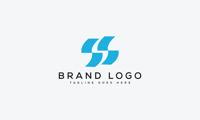 Fototapeta premium letter SS logo design vector template design for brand.