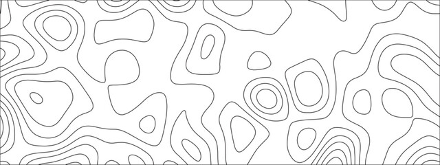 Abstract Topography map pattern, Geographic curved with seamless textrue, vintage waves.Topographic map background with geographic line map with elevation assignments.