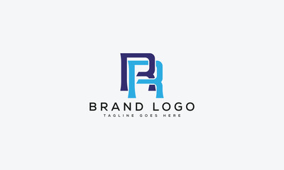 Obraz premium letter RR logo design vector template design for brand.