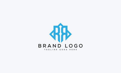 Obraz premium letter RR logo design vector template design for brand.