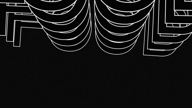 Typography text animation with the inscription of FOOD. 