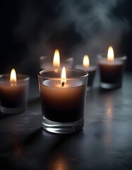 candles in the dark