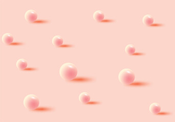 Abstract 3D Ball Background, 3D Render