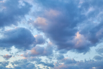 The background of beautiful sky