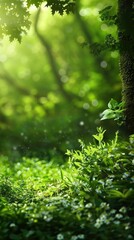 Fototapeta premium green nature background