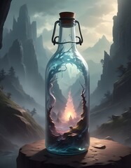 bottle of water