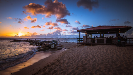 Sunset Caribbean Island - Sint Marteen - No AI