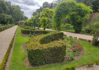 Rese garden of Bagatelle, Bosque de Boulogne, Paris