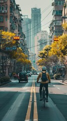 World Car-Free Day. people on bicycles. cyclists