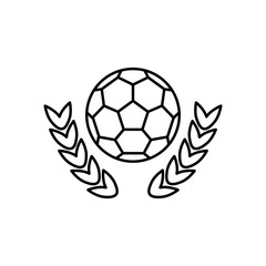 Obraz premium Soccer icon Template