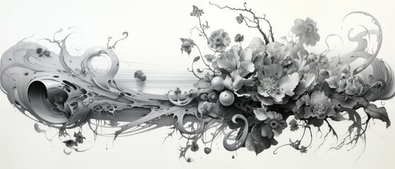 Aluminum Material Structure Background - Generative AI